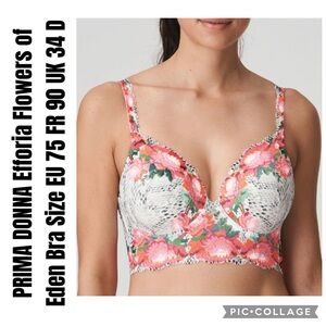 PRIMA DONNA Efforia Flowers of Eden Bra Size EU 75 FR 90 UK 34 D